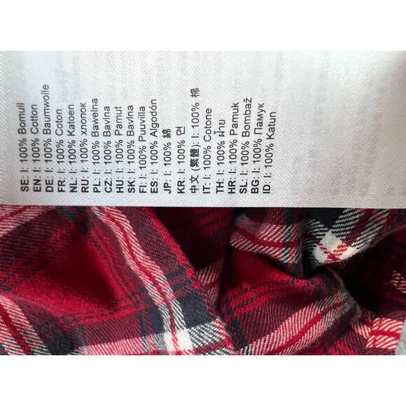 Fjallraven Women's Ovik Flannel Long Sleeve Shirt Deep Red Size X-Small Outdoor - Picture 15 of 16